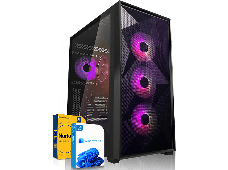 SYSTEMTREFF High-End Gaming Intel Core i7-12700KF, Windows 11 Pro, Gaming PC mit Intel® Core™ i7 Prozessor, 32 GB RAM, 1000 GB mSSD, NVIDIA GeForce RTX™ 4070 Super™