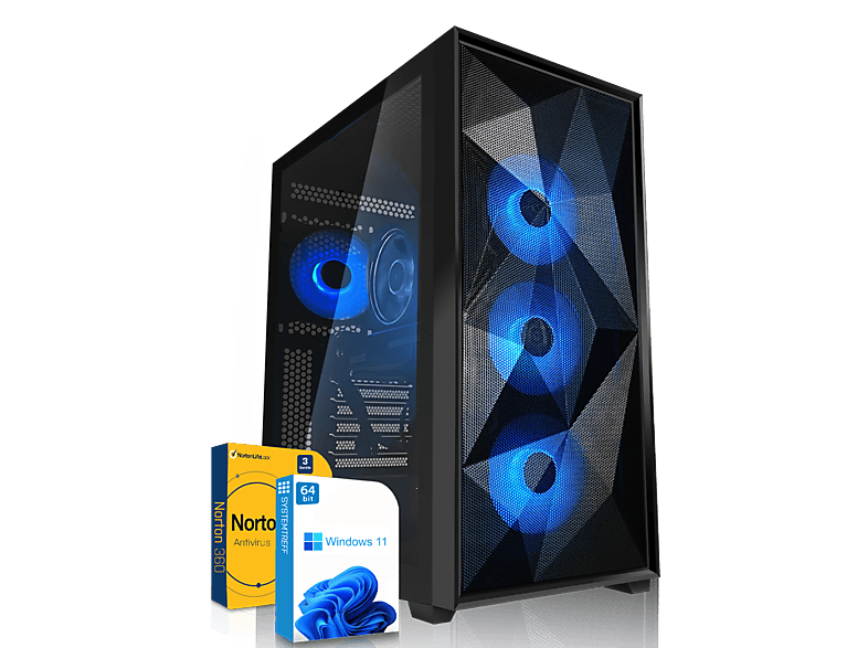 SYSTEMTREFF High-End Gaming AMD Ryzen 7 5800X3D, Windows 11 Pro, Gaming PC mit AMD Ryzen™ 7 Prozessor, 32 GB RAM, 1000 GB mSSD, AMD Radeon™ RX 6950 XT