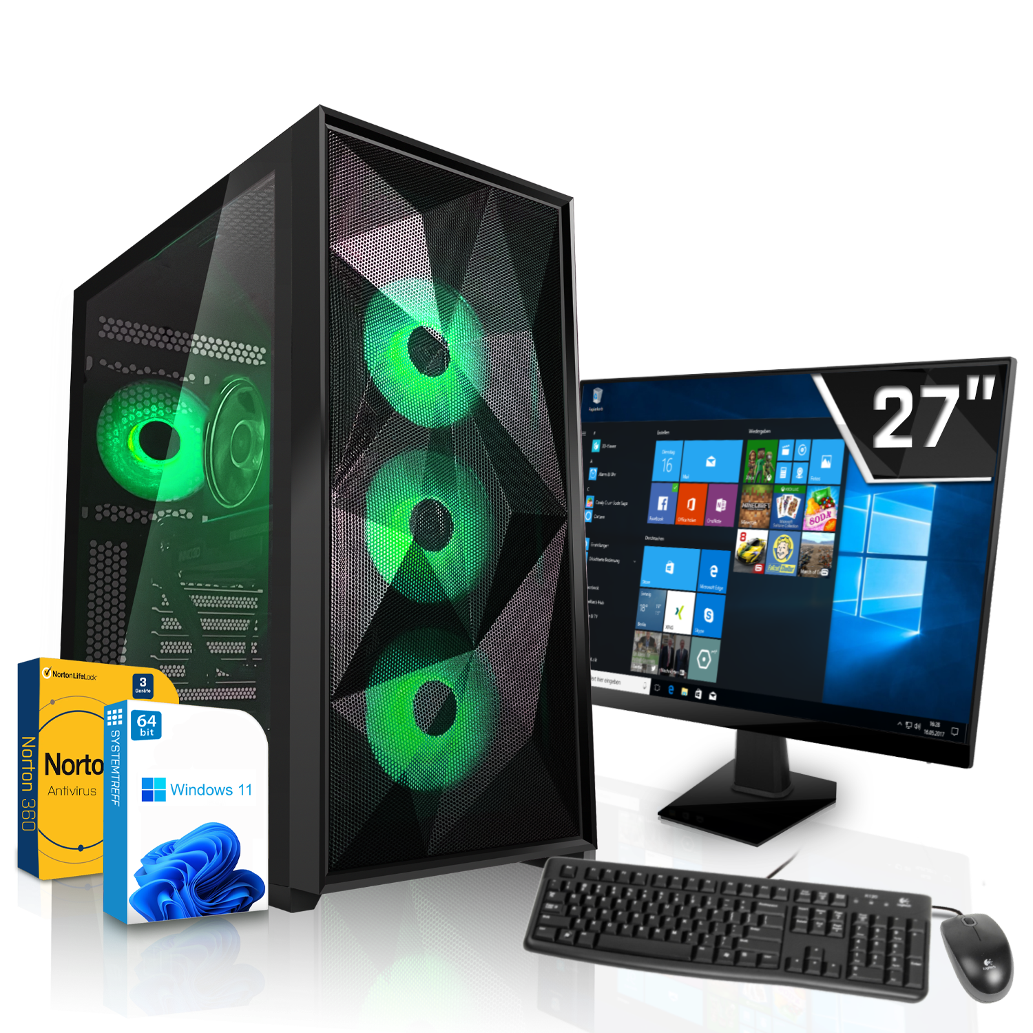 i7-13700K i7-13700K, Core SYSTEMTREFF mit Gaming 32 PC mSSD, Komplett 4070 GB RAM, Nvidia 12 GDDR6, GeForce GB 1000 Intel 12GB Prozessor, Komplett RTX GB