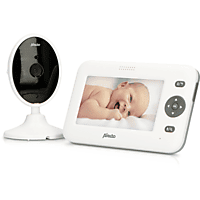 MediaMarkt ALECTO Video-babyfoon met 4,3" kleurenscherm Wit Babyfoon met Camera en Kleurenscherm aanbieding
