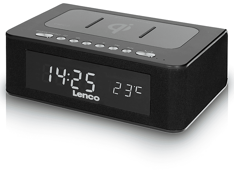 LENCO CR-580BK Radio, FM, FM, Bluetooth, Schwarz