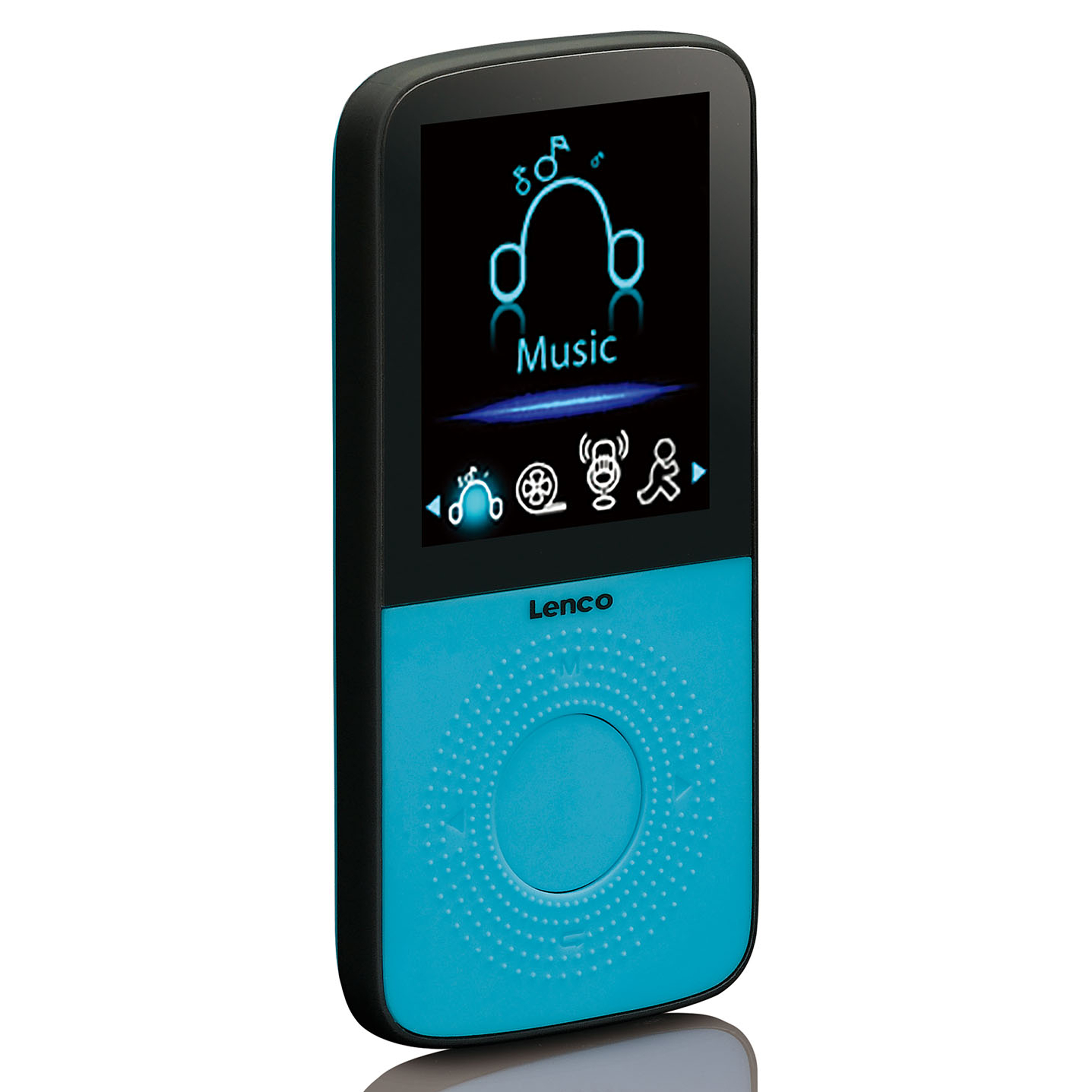 LENCO PODO-153BU Mp3-Player (4 GB, Blau-Schwarz)