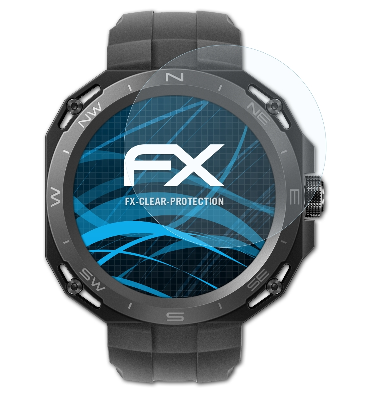 Huawei ATFOLIX GT 3x Watch Cyber) FX-Clear Displayschutz(für