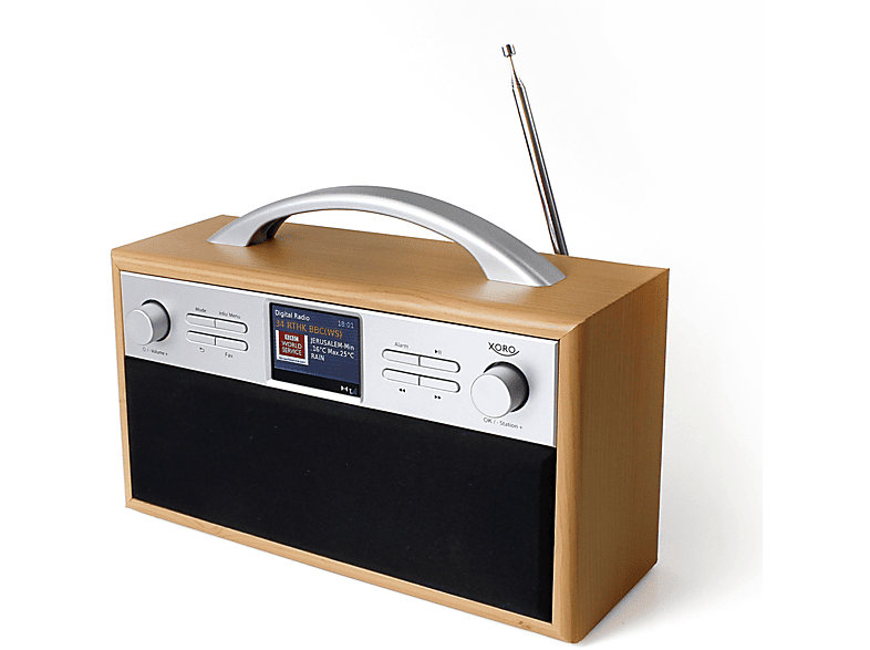 DAB+, WLAN-Stereo-Internetradio, XORO DAB, 250 DAB+/FM Bluetooth, Mehrfarbig IR XORO DAB Connect,Podcast Internet WLAN-Stereo-Internetradio,2.4\