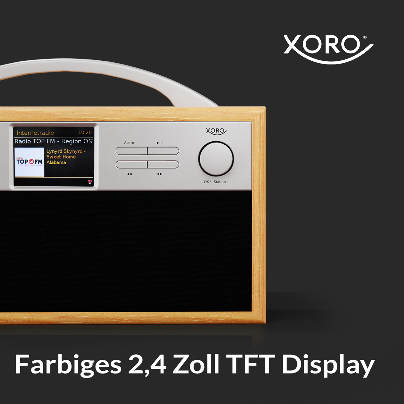 XORO DAB 250 IR HELL BRAUN Internetradio, DAB+, Internet Radio, Bluetooth, Braun