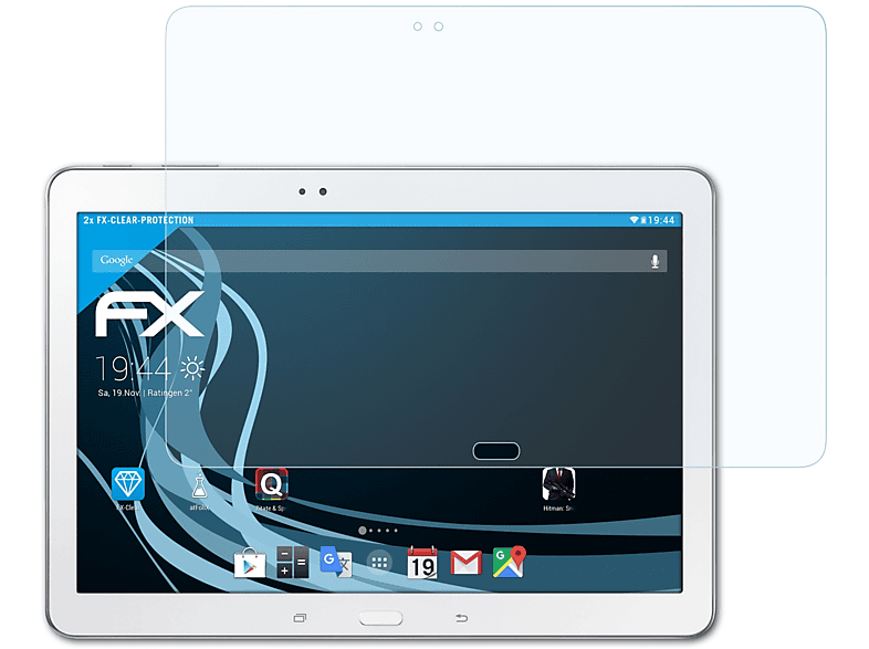 ATFOLIX 2x FX-Clear Displayschutz(für Samsung Galaxy TabPro 10.1 (LTE & Wi-Fi))