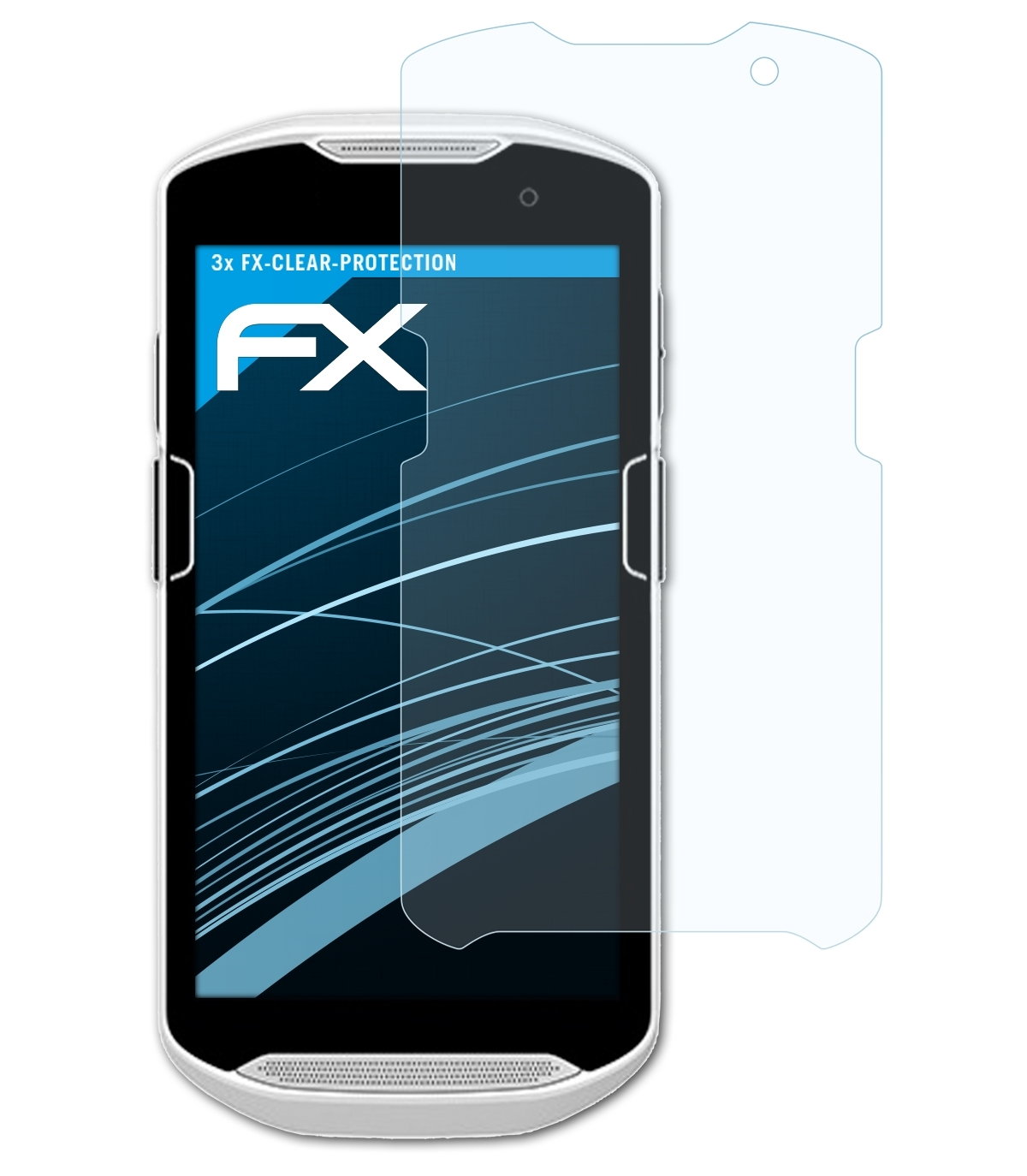 FX-Clear Displayschutz(für Zebra TC52) 3x ATFOLIX