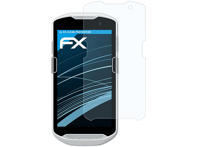 ATFOLIX 3x FX-Clear Displayschutz(für Zebra TC52)