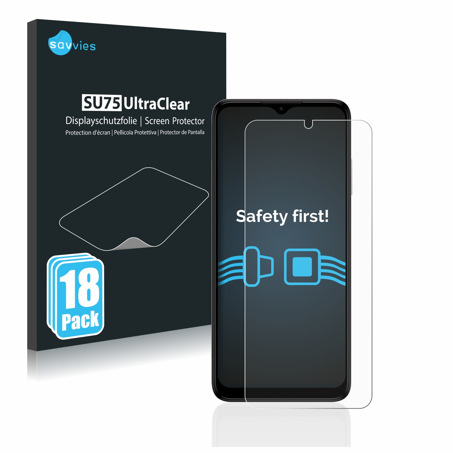 SAVVIES 18x klare Schutzfolie(für Nokia G22)