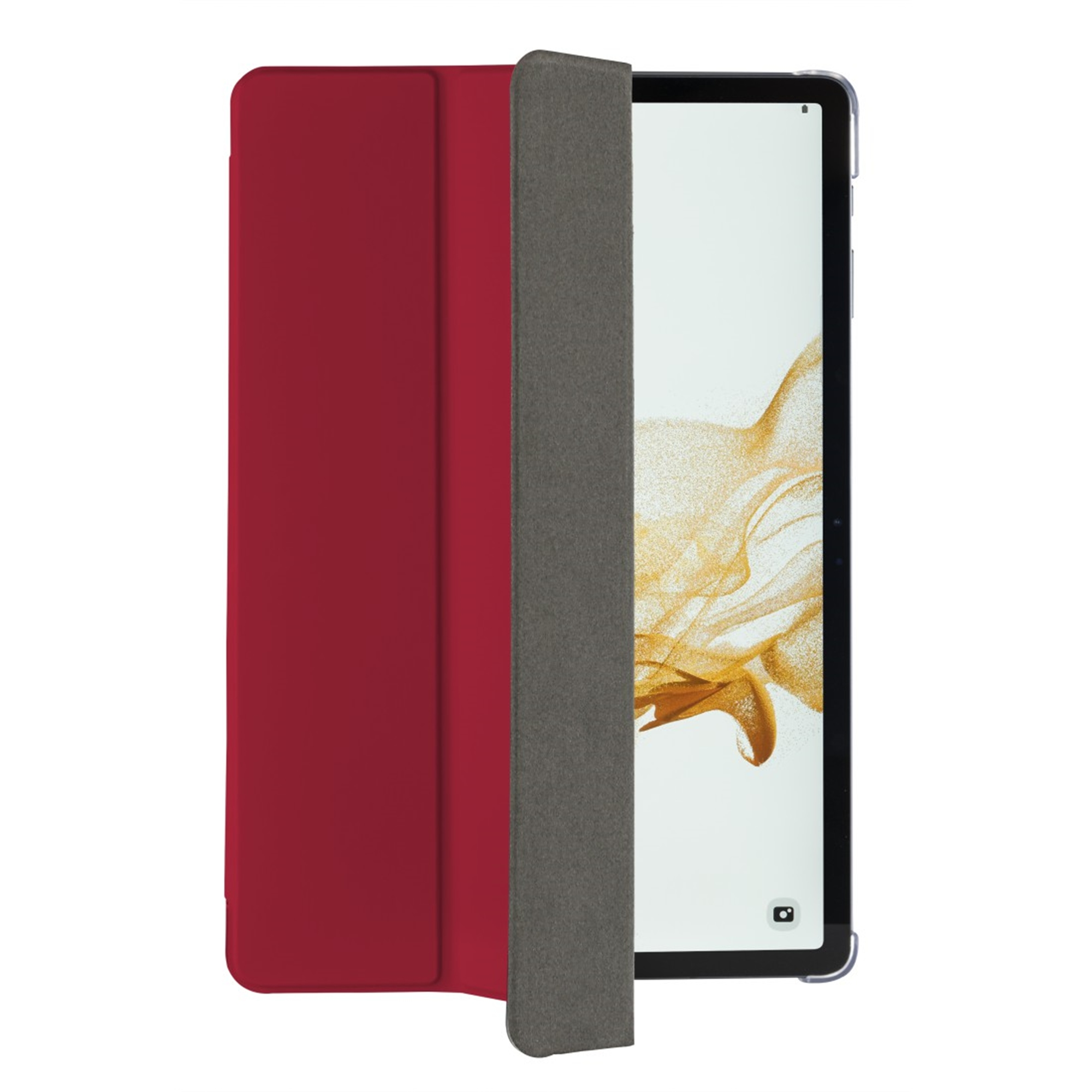 HAMA Fold Clear Tablet-Case Flip Cover für Rot Polyurethan, Samsung