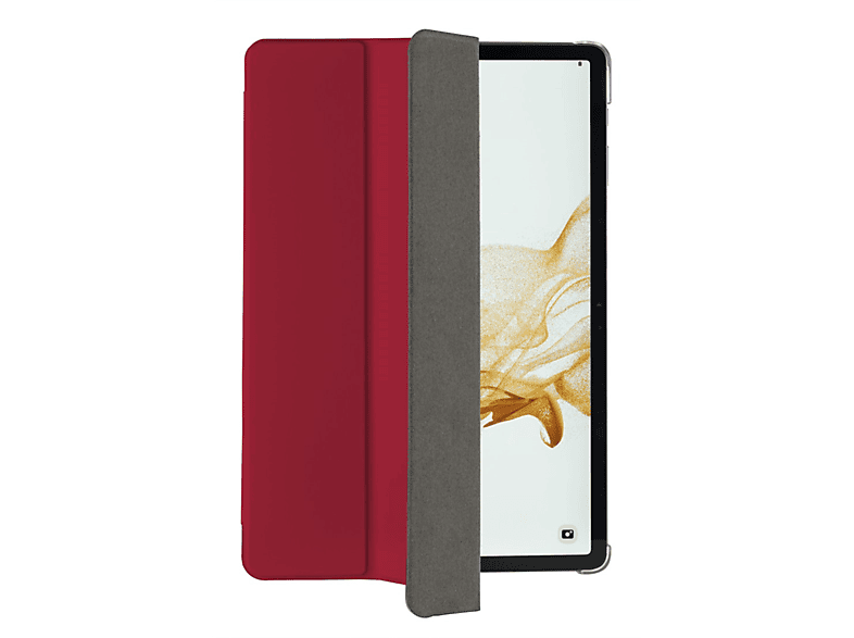 HAMA Fold für Flip Clear Cover Tablet-Case Samsung Polyurethan, Rot