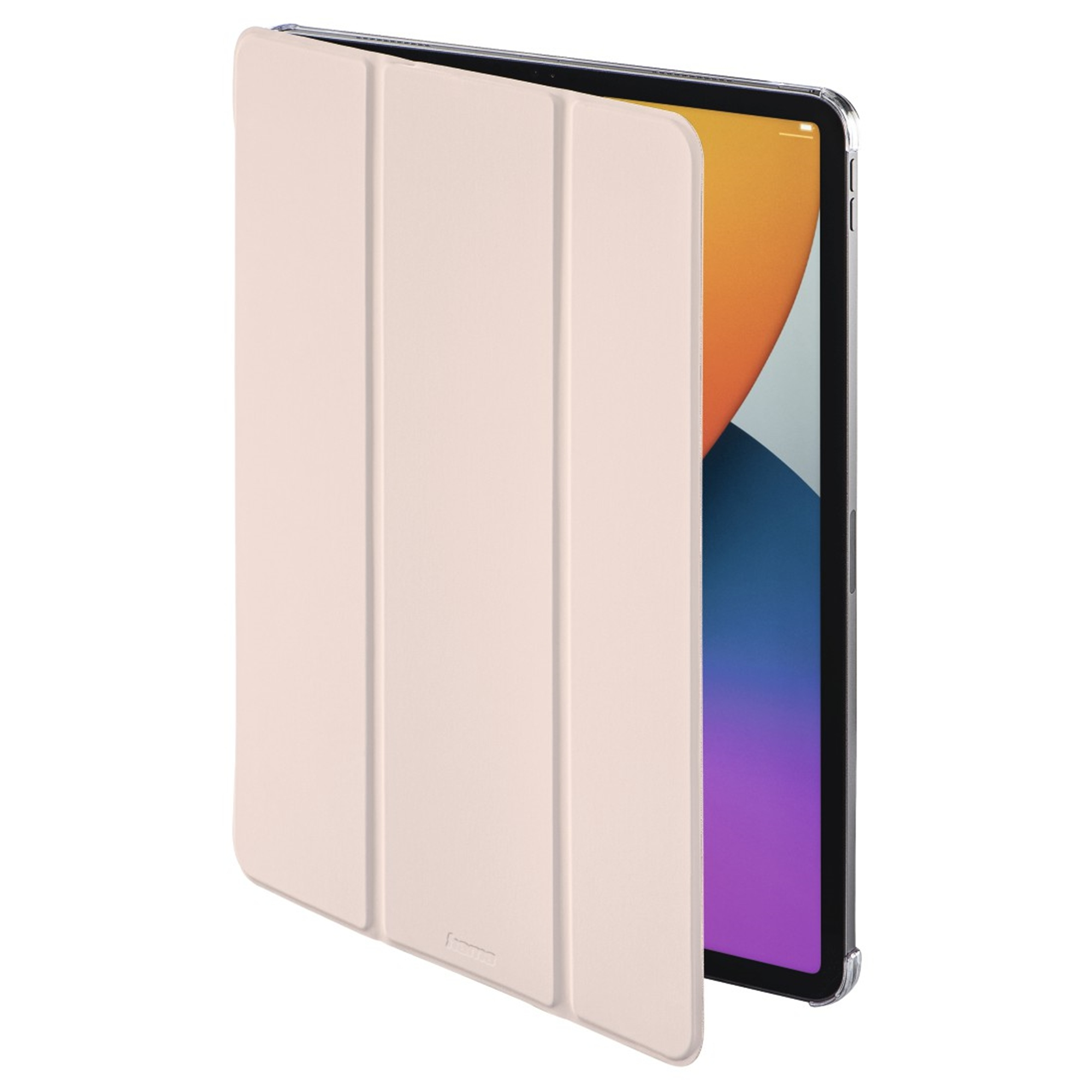 HAMA Clear Cover für Polyurethan, Rosa Apple Flip Tablet-Case Fold