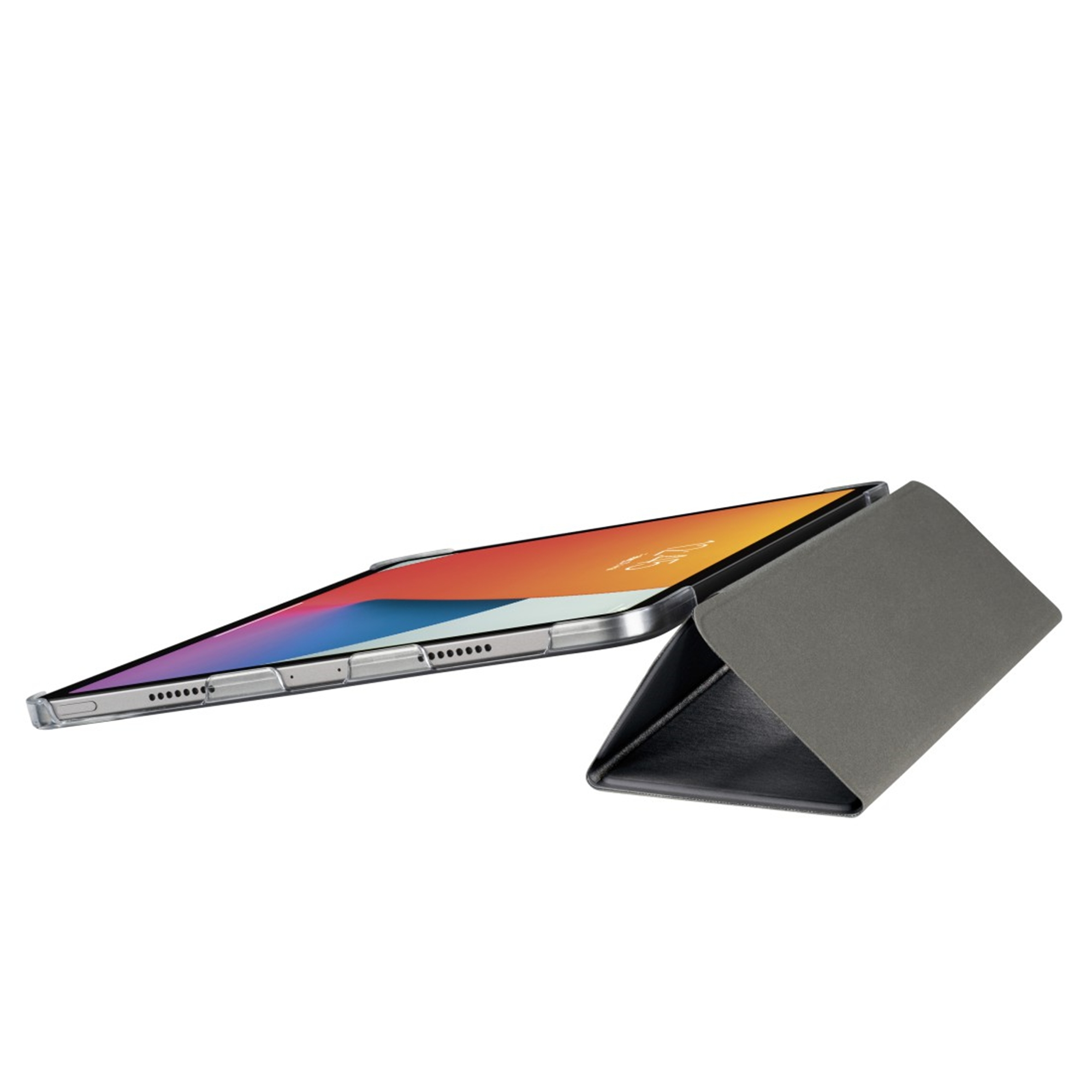 Tablet-Case HAMA Schwarz Fold Polyurethan, für Cover Flip Clear Apple