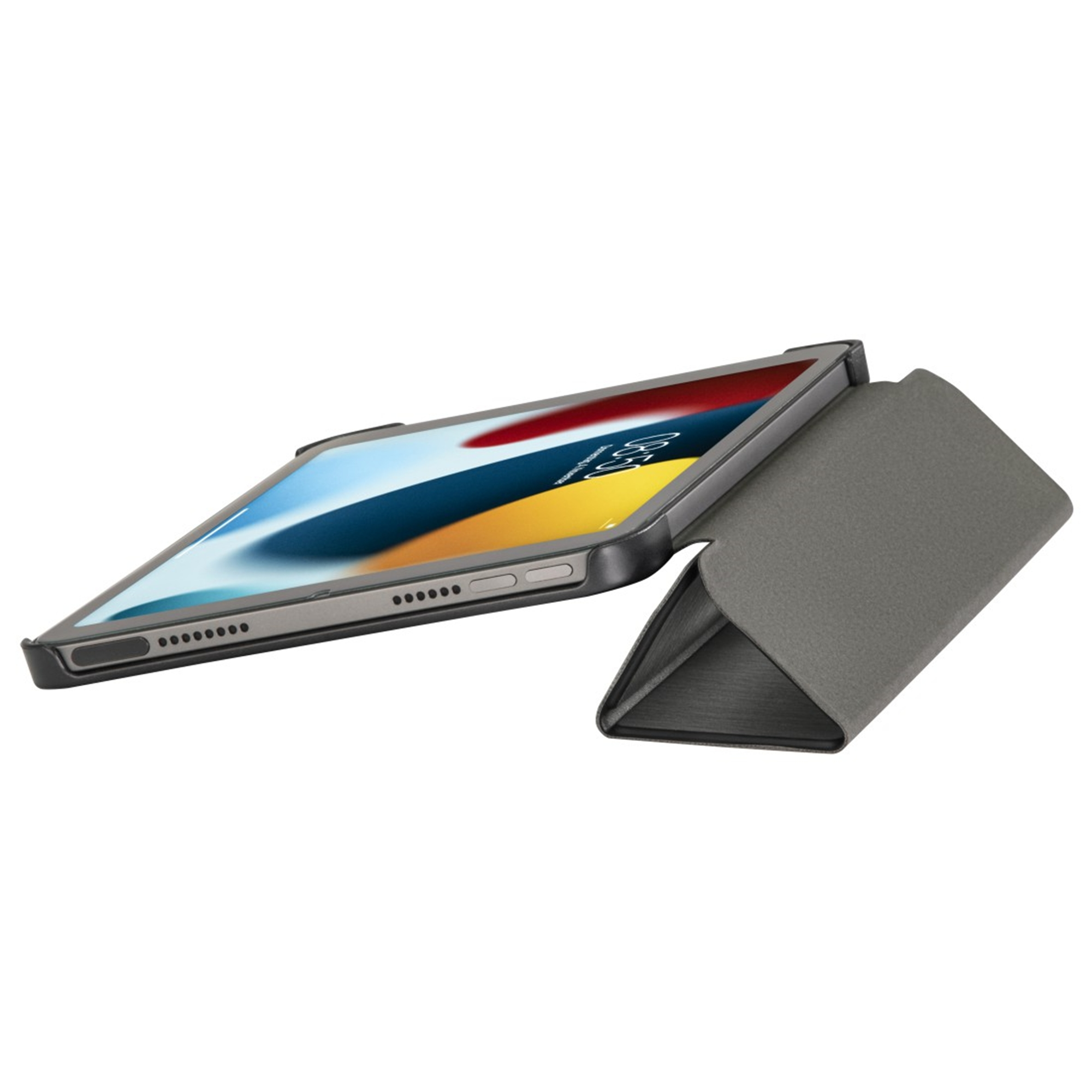Fold Schwarz HAMA Polyurethan, Apple Tablet-Case für Flip Cover