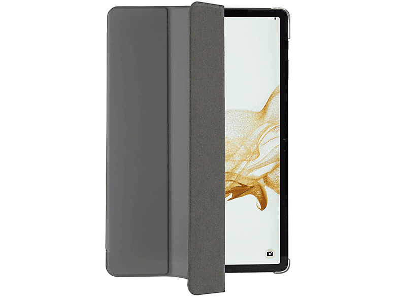 HAMA Fold Clear Tablet-Case Flip Cover für Samsung Polyurethan, Grau | Tablet Flip Cover