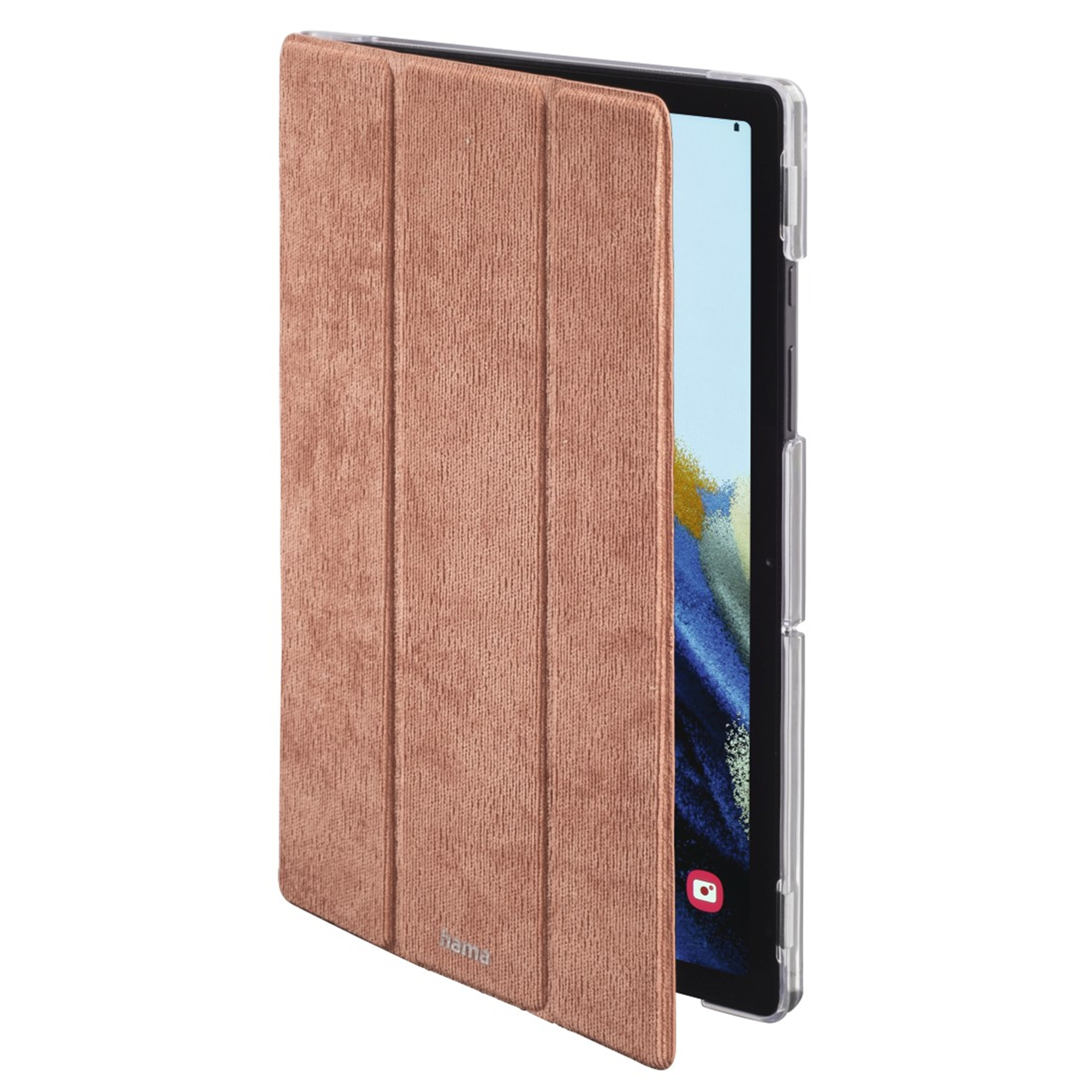 HAMA Cali Tablet-Case Flip Pfirsich für Polyester, Cover Samsung