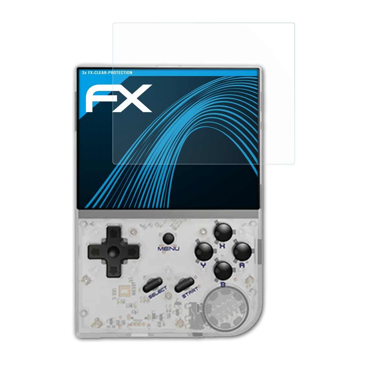 FX-Clear Displayschutz(für 3x Anbernic RG35XX) ATFOLIX
