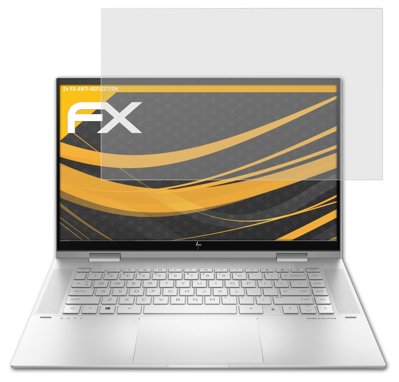 ATFOLIX 15-es0757ng) 2x Displayschutz(für FX-Antireflex HP x360 Envy