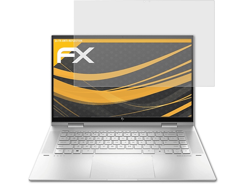 Displayschutz(für 15-es0757ng) Envy FX-Antireflex ATFOLIX 2x x360 HP