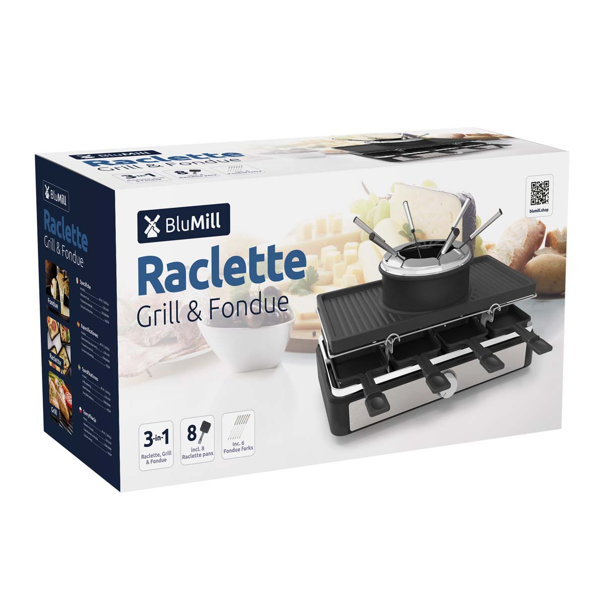 BLUMILL Cooking Raclette Fondue
