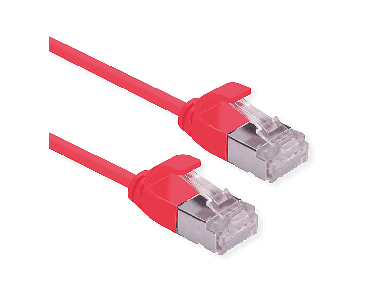 ROLINE U/FTP DataCenter Patchkabel Kat.6A (Class EA), LSOH, slim, FTP Patchkabel, 3 m | Adapter & Netzwerkkabel