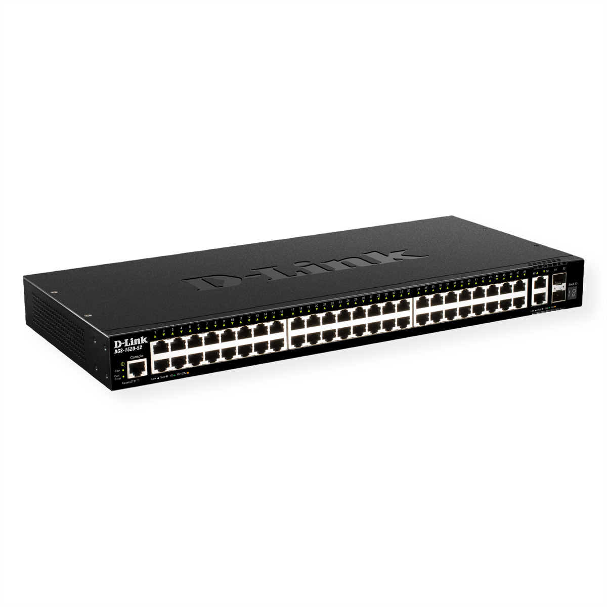 D-LINK DGS-1520-52/E 52-Port Smart Managed Ethernet Switch Gigabit Stack Switch 10G 4x Gigabit