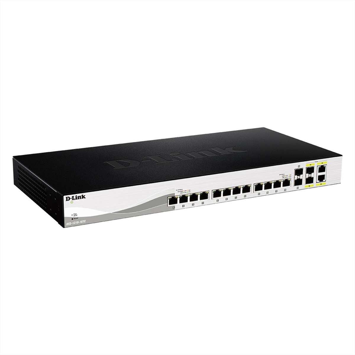 2x Combo SFP+ Ethernet Switch 2x Switch D-LINK 16-Port Smart 10G DXS-1210-16TC Gigabit Managed