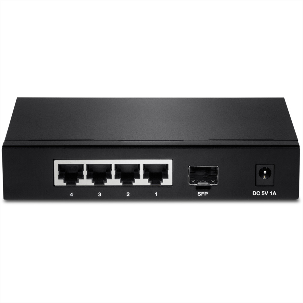 Ethernet Gigabit TRENDNET Switch Schwarz TEG-S51SFP Gigabit Switch Ethernet Netzwerk (10/100/1000)