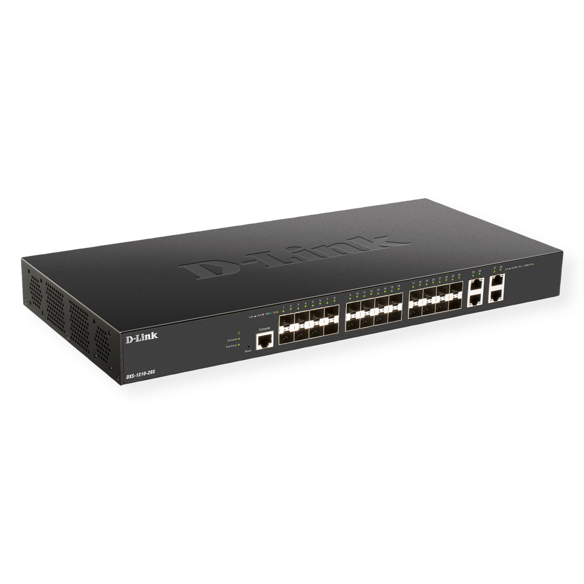 D-LINK Switch Ethernet + Gigabit 10G Ports 24x 10G Smart Switch SFP+ 4 x Managed DXS-1210-28S Base-T