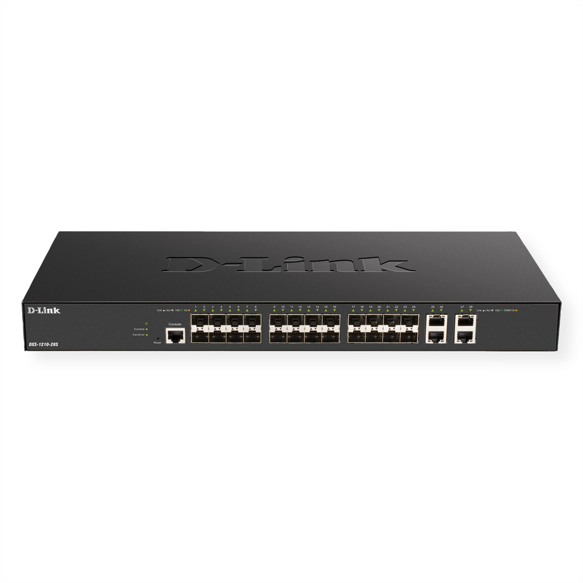 Base-T 10G 4 Switch DXS-1210-28S Switch Managed + x Ports Gigabit SFP+ Ethernet D-LINK 24x Smart 10G