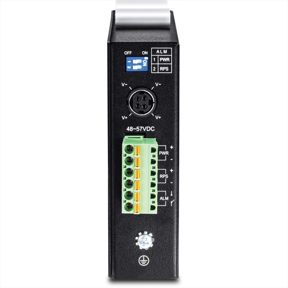 TRENDNET Layer Gigabit DIN-Rail TI-PG541i 6-Port Industrial Switch 2 Switch PoE+ PoE Gigabit
