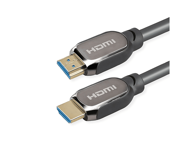 ROLINE ATC 8K HDMI Ultra mit HDMI Ethernet, Ethernet Kabel Ultra HD mit ST/ST Kabel HD