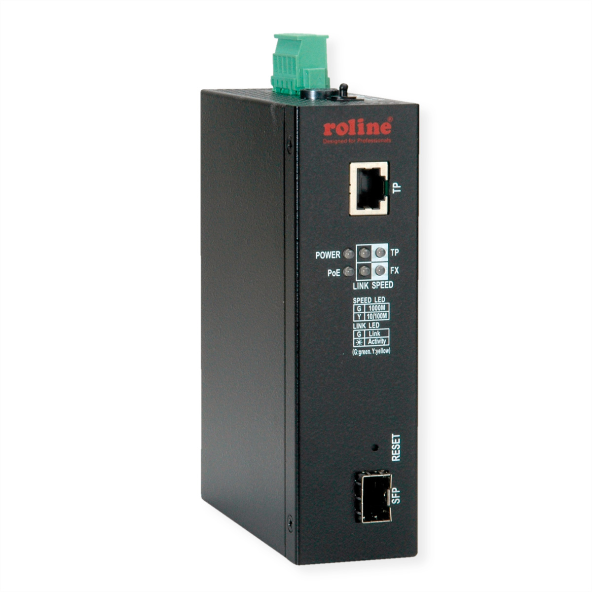 Speed Gigabit Konverter Dual - ROLINE 100/1000 Ethernet Medienkonverter Industrie Fiber