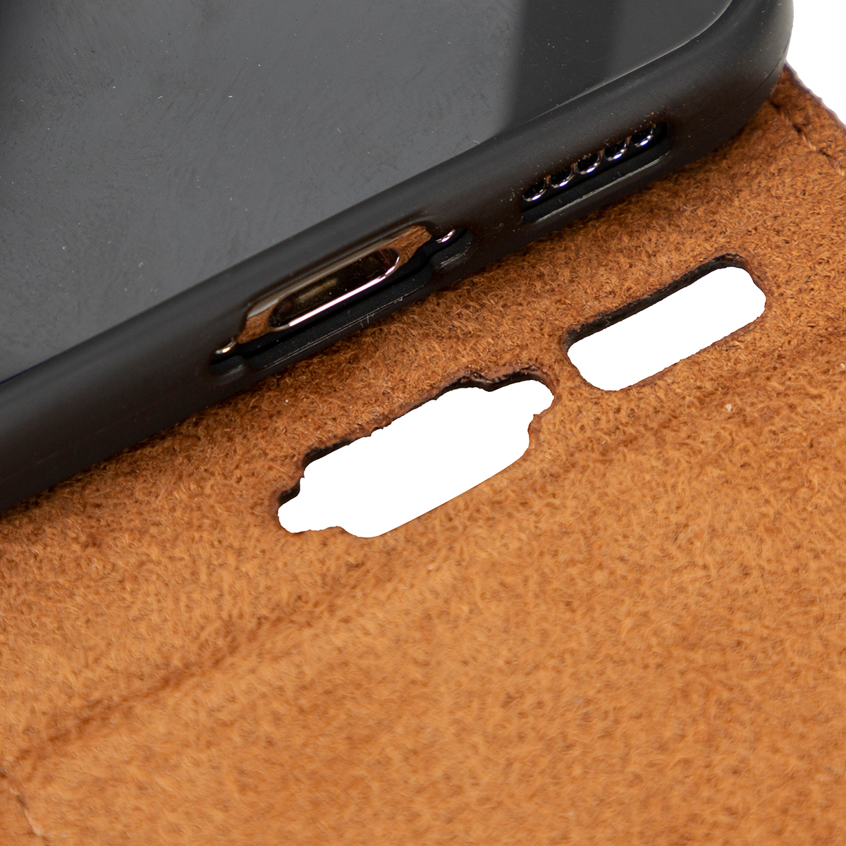 BURKLEY Flip-Case Handytasche Sattelbraun Leder, Galaxy Cover, aus Samsung, Flip Plus, S23