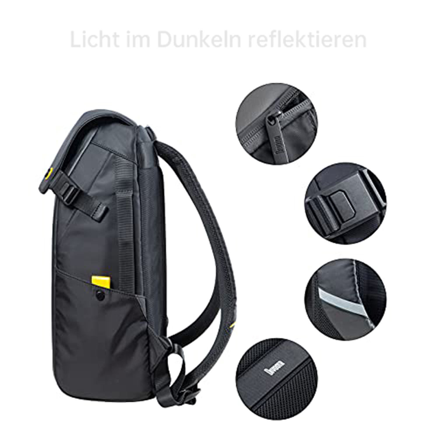 Schwarz DIVOOM Backpack M Pixel