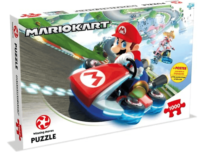 WINNING MOVES Mario 1000 - Puzzle Kart Teile Funracer