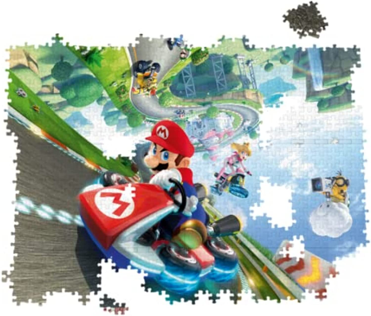WINNING MOVES Mario 1000 - Puzzle Kart Teile Funracer