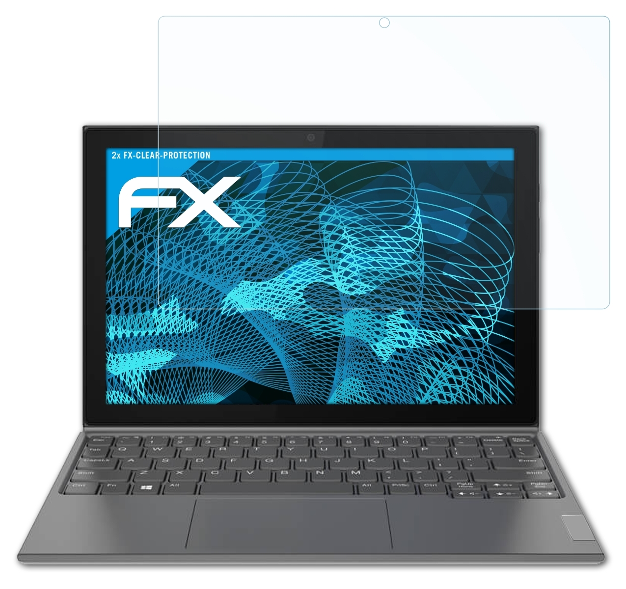 ATFOLIX 2x FX-Clear Duet Displayschutz(für Lenovo 3i) IdeaPad