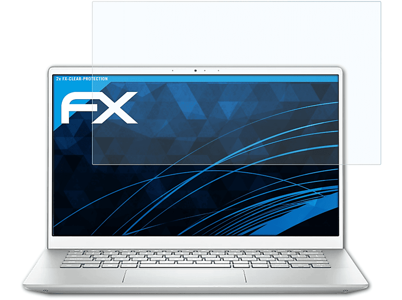 ATFOLIX 2x FX-Clear Displayschutz(für Dell Inspiron 14 (cn54503 cn54505 cn54506))