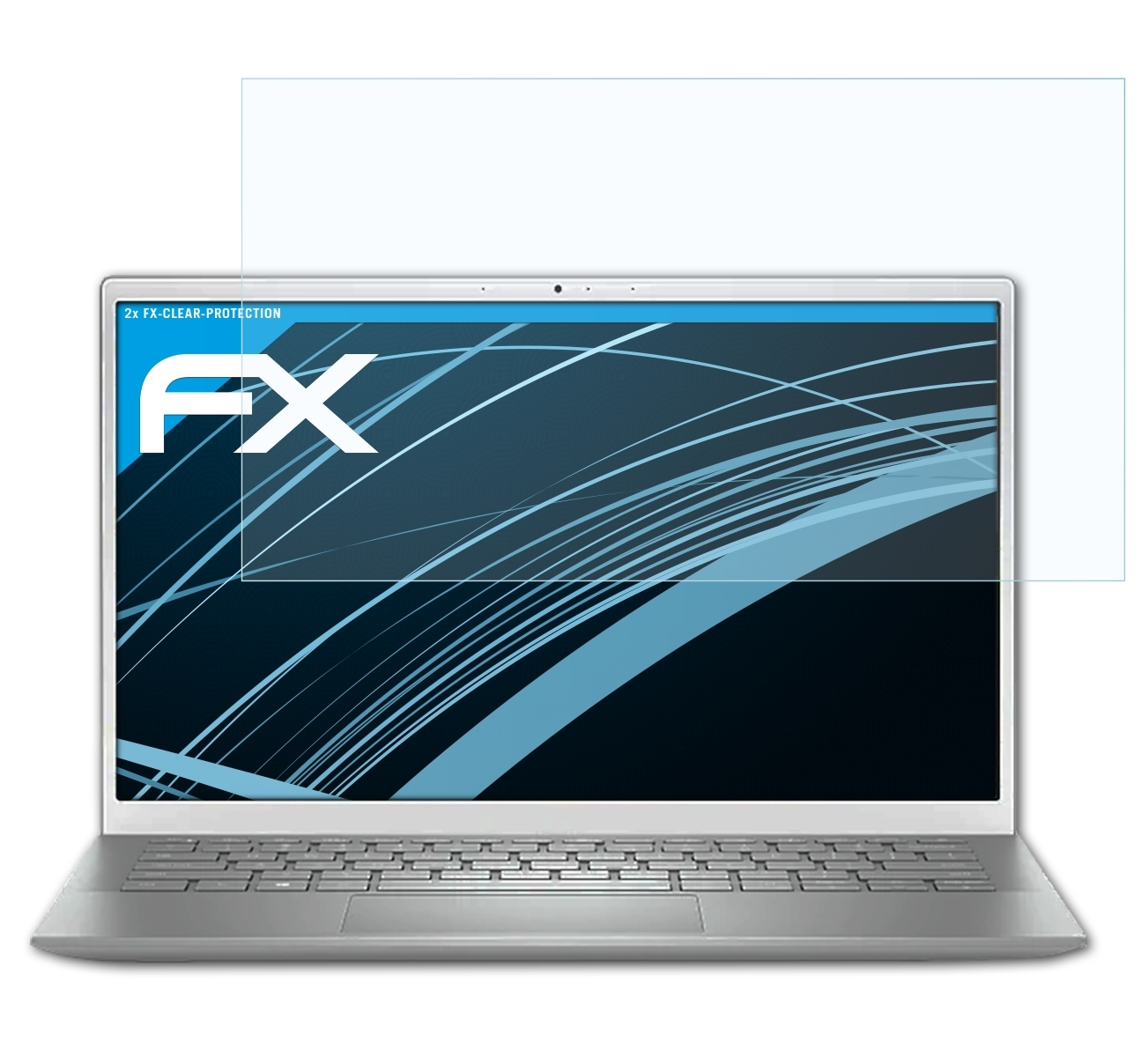 ATFOLIX 2x FX-Clear Displayschutz(für Inspiron 13 cn53105)) (cn53102 Dell cn53104