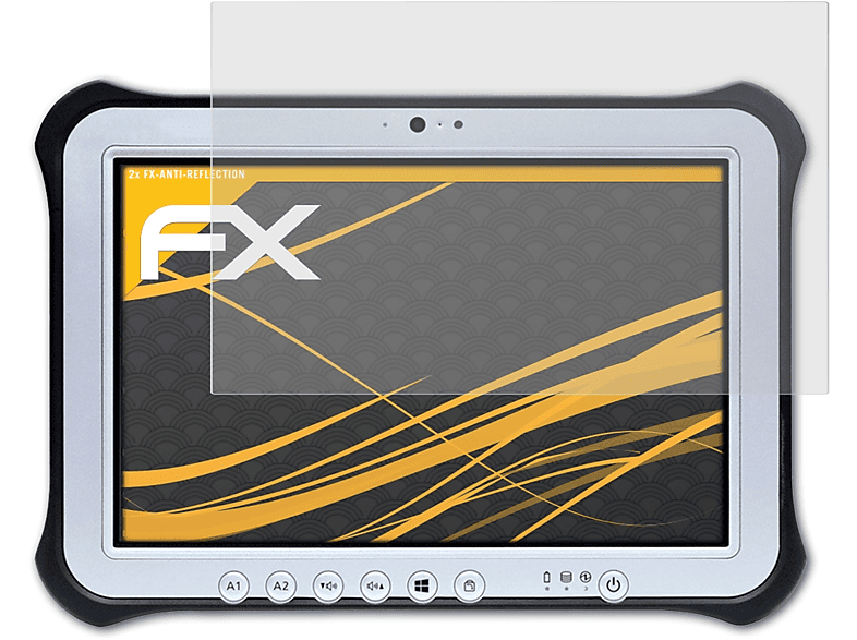 ATFOLIX 2x FX-Antireflex Displayschutz(für Panasonic ToughBook G1) | Tabletschutzfolien