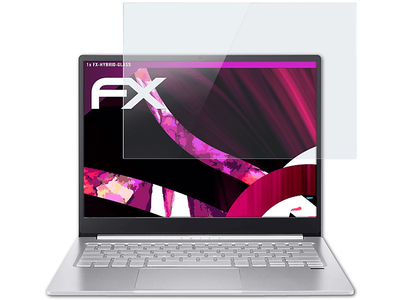 ATFOLIX FX-Hybrid-Glass Schutzglas(für Acer Swift 3 (SF313-53))