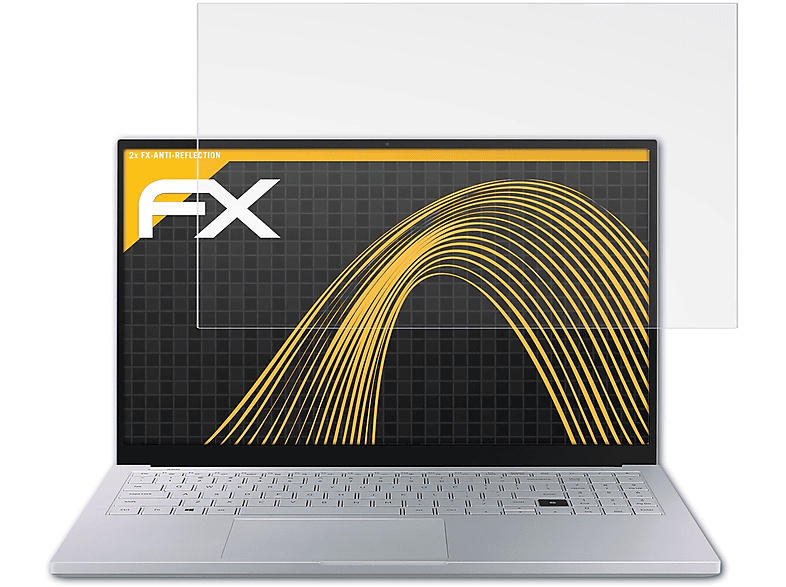 ATFOLIX 2x FX-Antireflex Displayschutz(für Samsung Galaxy Book Ion (15,6))