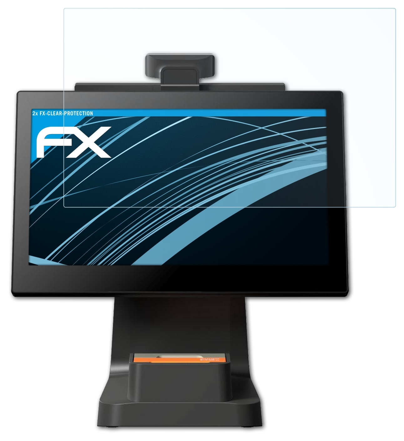 FX-Clear D2s) ATFOLIX Displayschutz(für 2x Sunmi