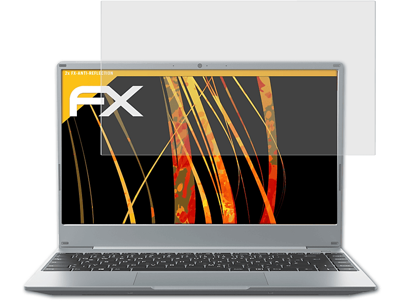 ATFOLIX 2x FX-Antireflex Displayschutz(für Medion AKOYA E14304 (MD63780)) | Pflege & Schutz