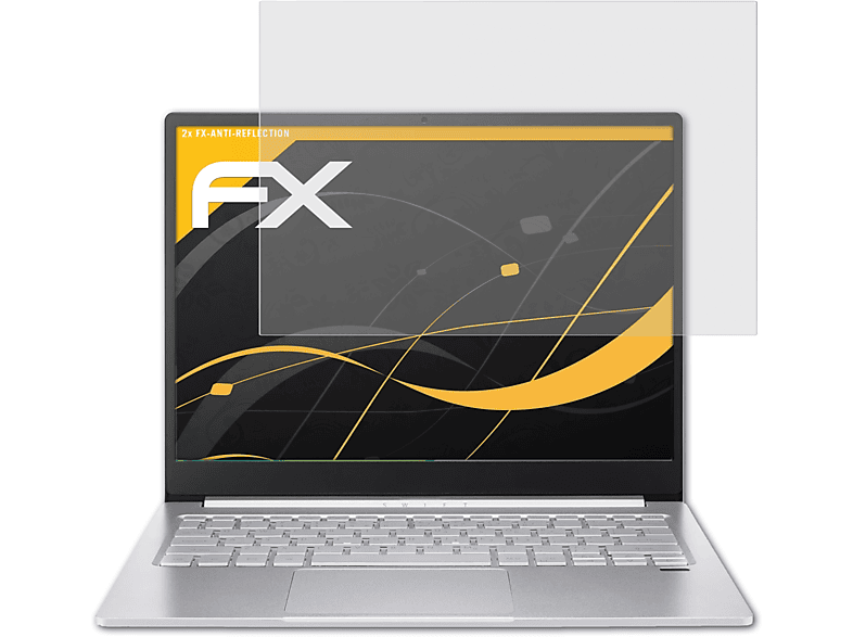 ATFOLIX 2x FX-Antireflex Displayschutz(für Acer 3 (SF313-53)) Swift