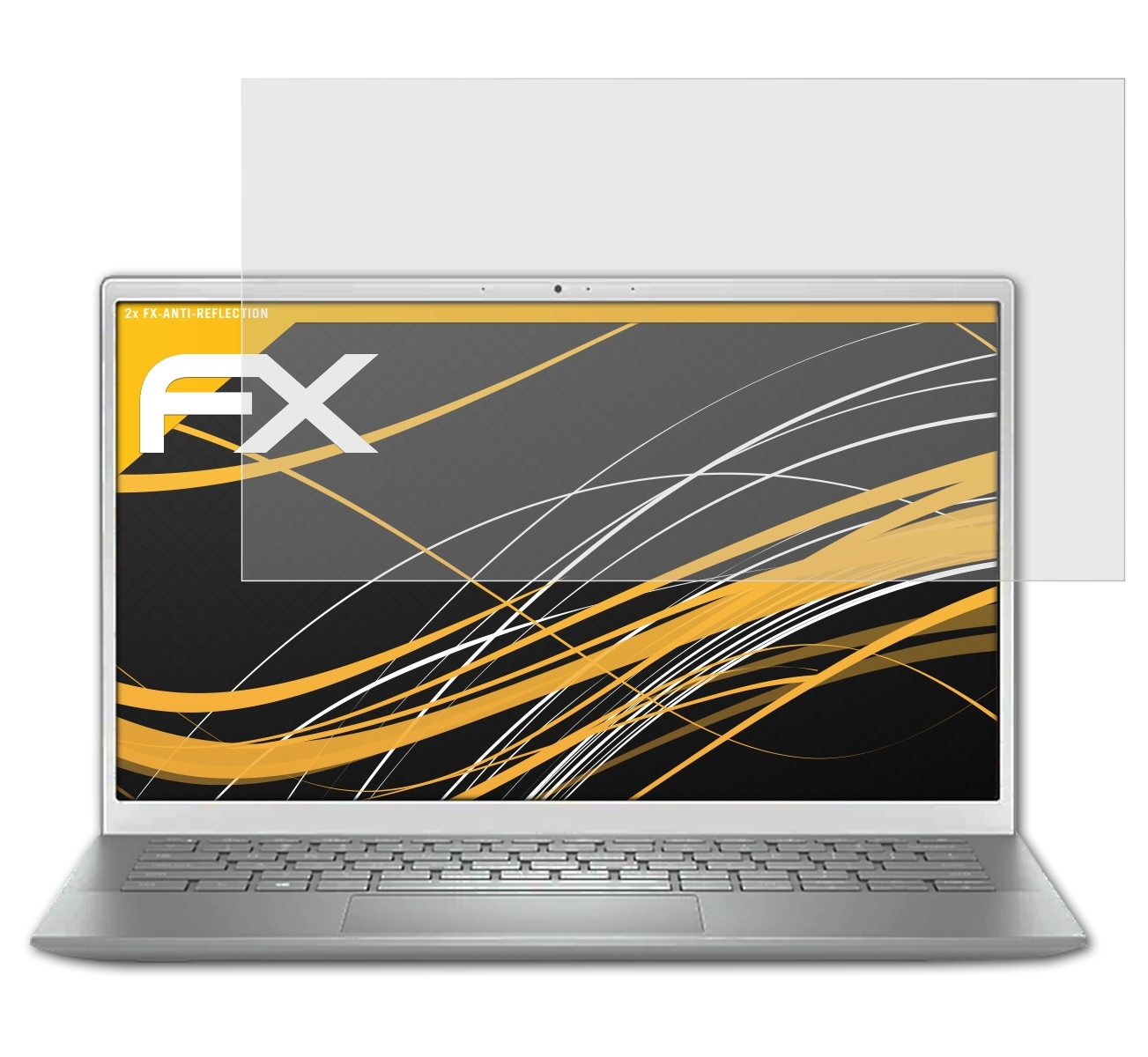 ATFOLIX 2x FX-Antireflex Displayschutz(für Dell (cn53102 13 cn53105)) Inspiron cn53104