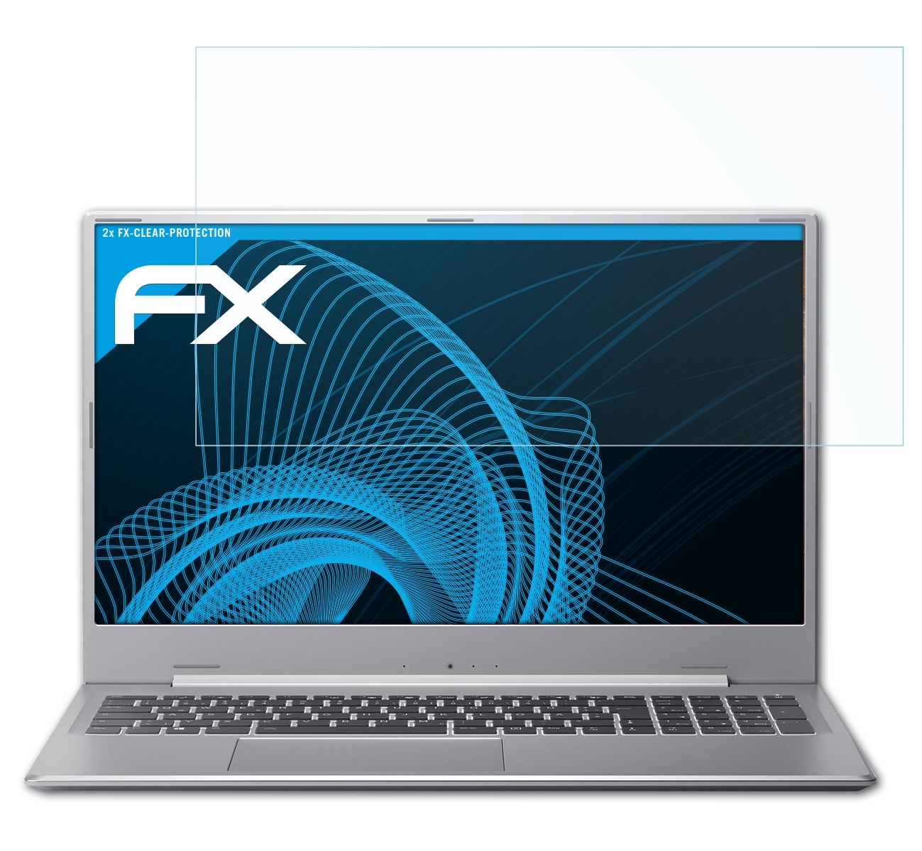 ATFOLIX 2x FX-Clear Displayschutz(für Medion AKOYA S17405)