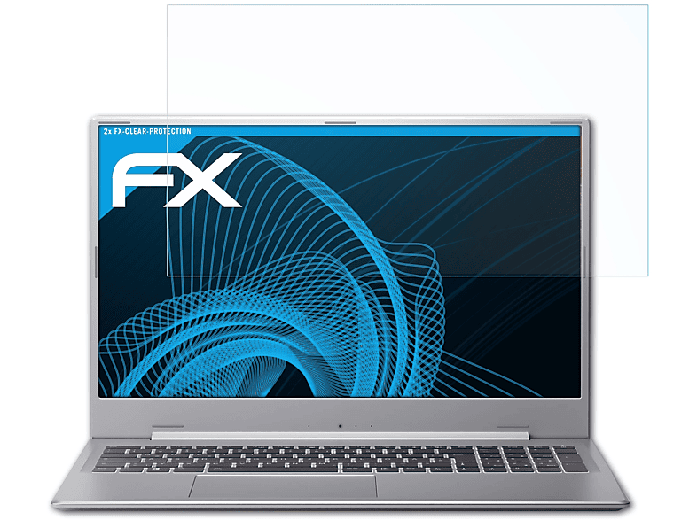 ATFOLIX 2x FX-Clear Displayschutz(für S17405) Medion AKOYA