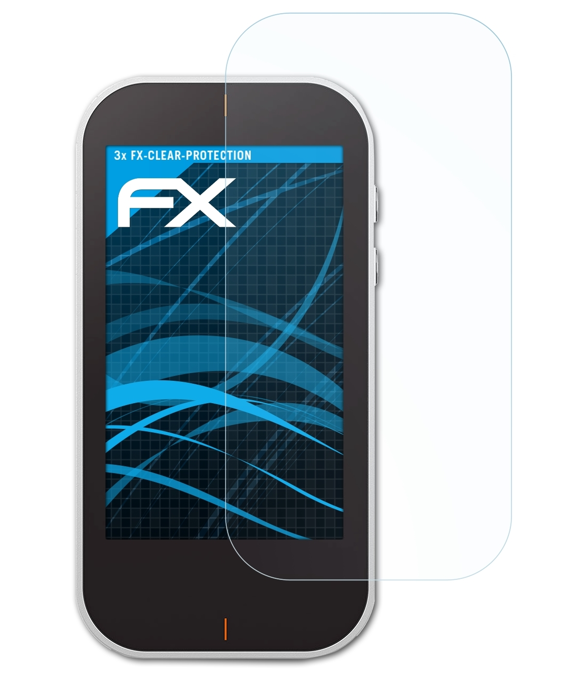 ATFOLIX 3x FX-Clear G80) Approach Garmin Displayschutz(für